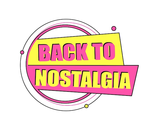 Back to nostalgia 90s years Sale coupon 90s with copy space