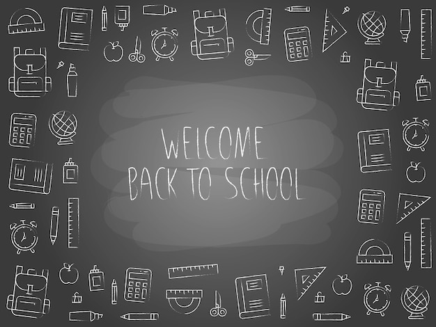 Back to school background