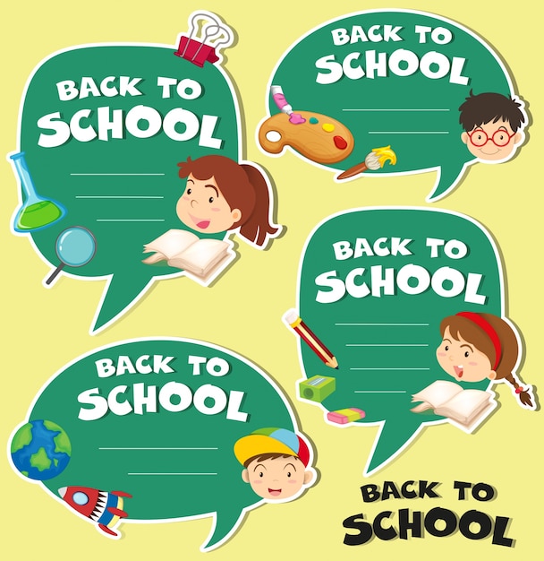 Back to school banner design