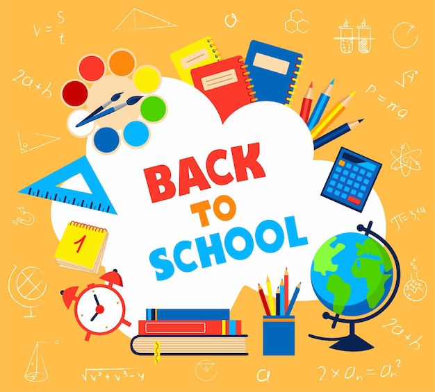 Back to school banner design