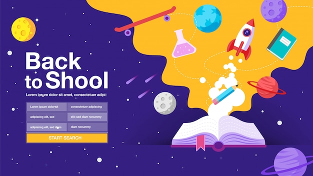 Back to school banner