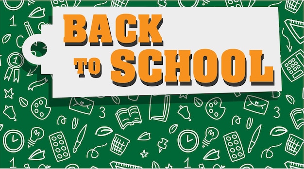 back to school banner