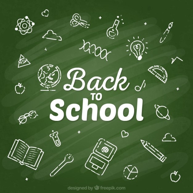 Back to school blackboard