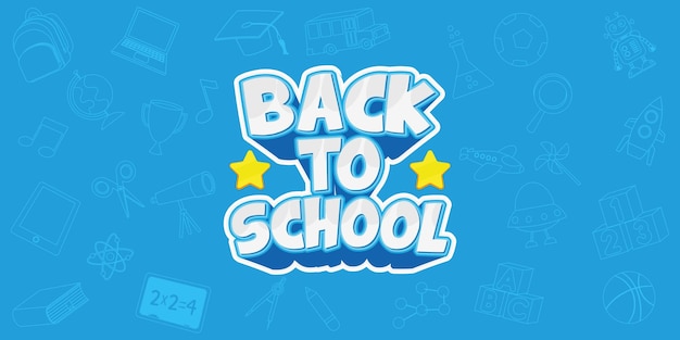 Back to school design vector