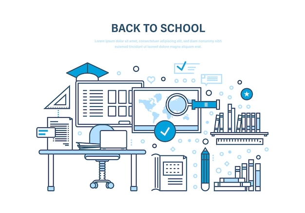 Back to school Distance education elearning Courses universities and colleges