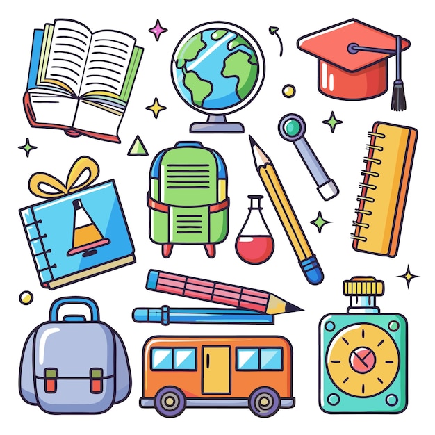 Back to School icon collection