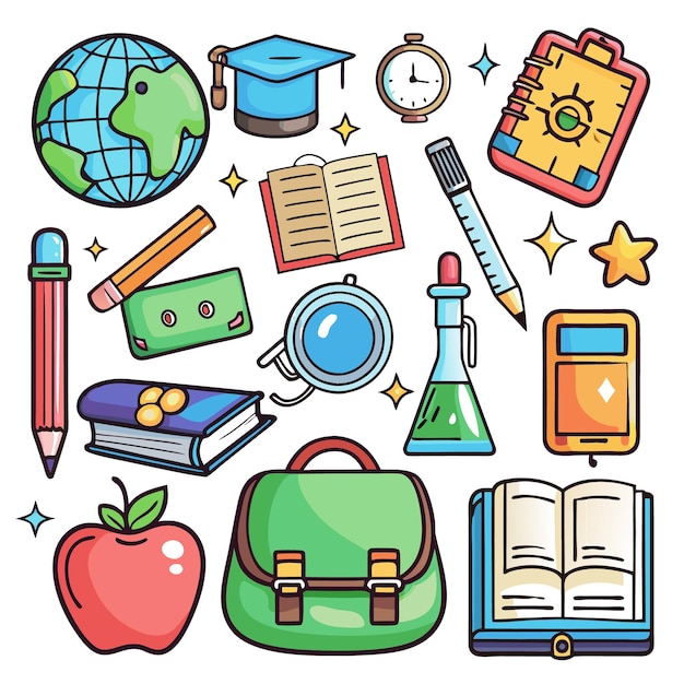 Back to School icon collection