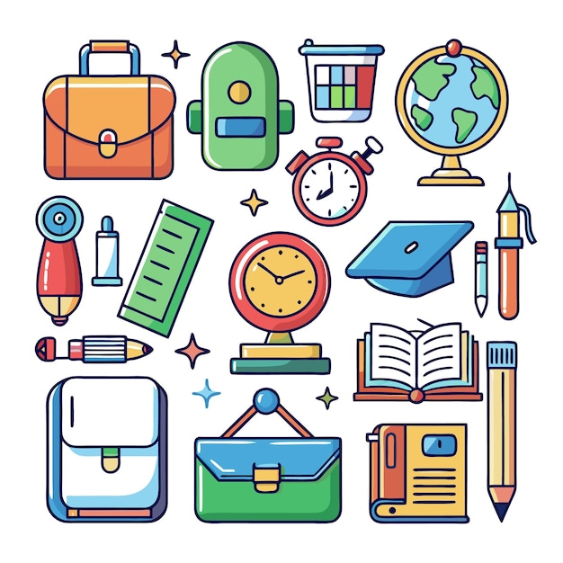 Back to School icon collection