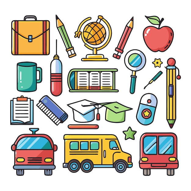 Back to School icon collection