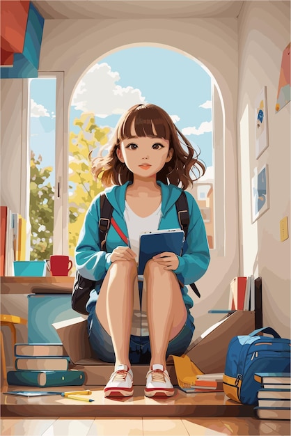 back to school illustration