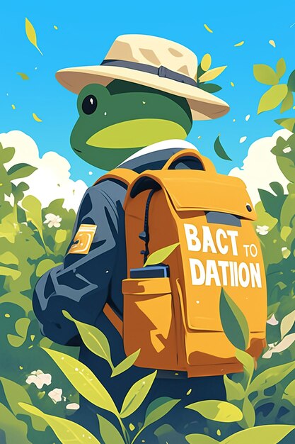 Vector back to school a new academic adventure