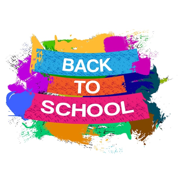 Back to school poster design