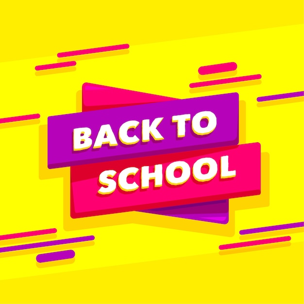 back to school poster