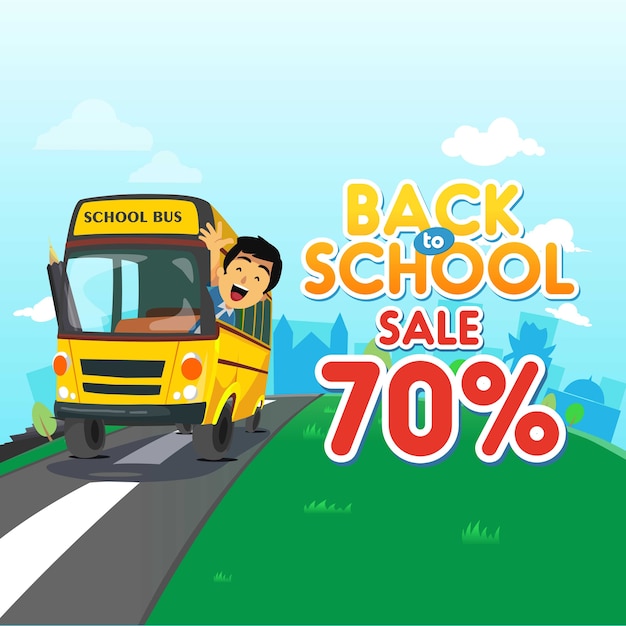 back to school sale background