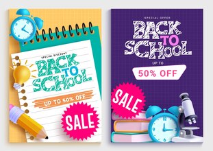 back to school posters