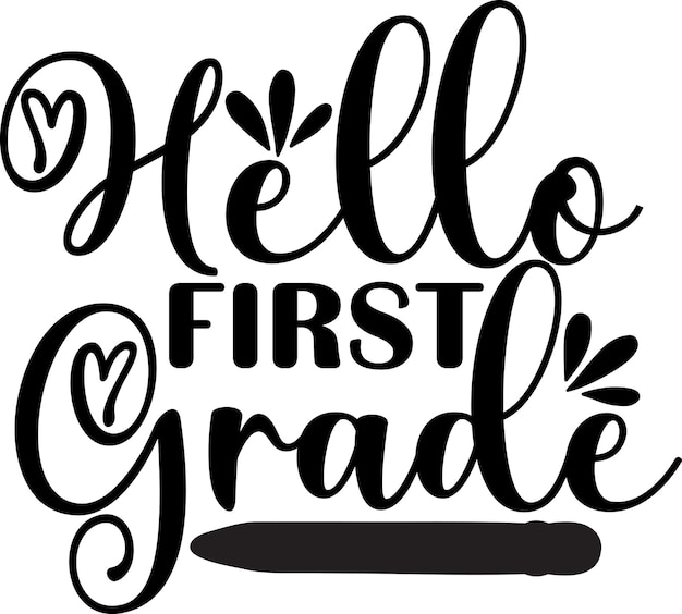 Back To School SVG Design