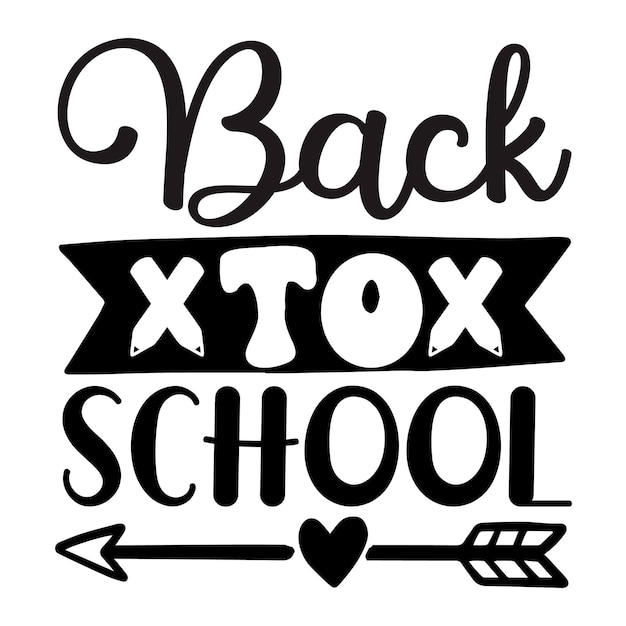 Vector back to school svg design