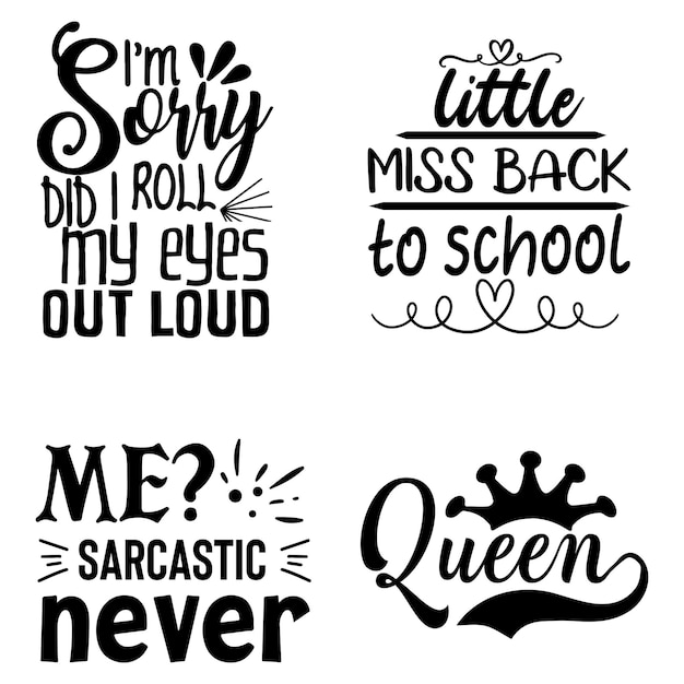 Back To School Svg Quotes Design