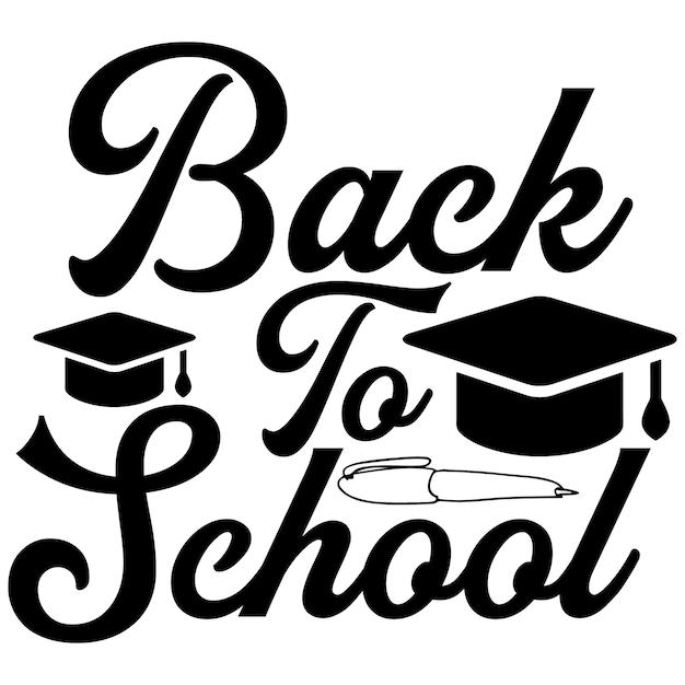 Back To School T-shirt Design Vector