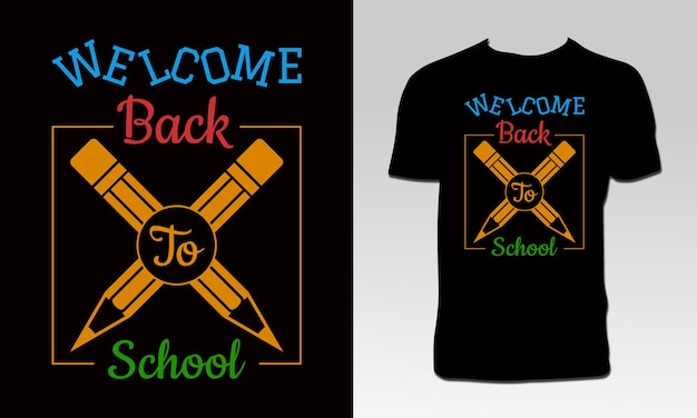 Back To School T Shirt Design