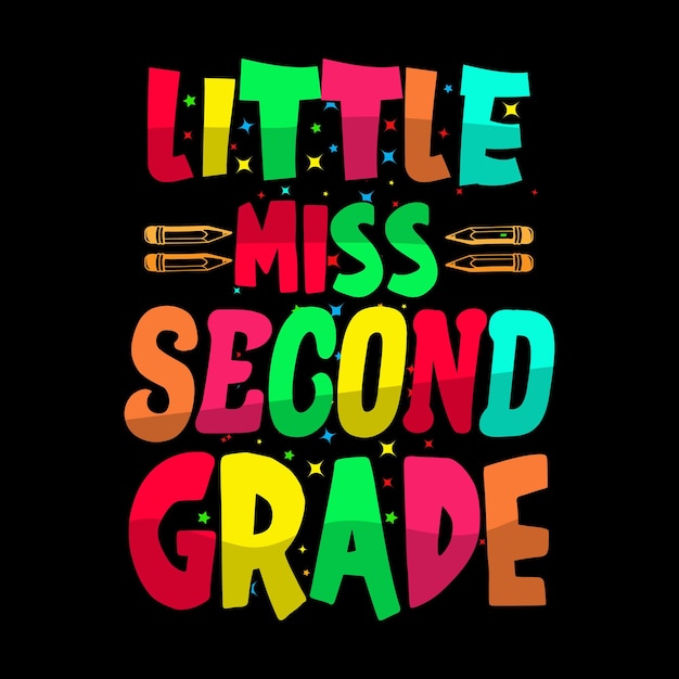 Back to school t shirt design