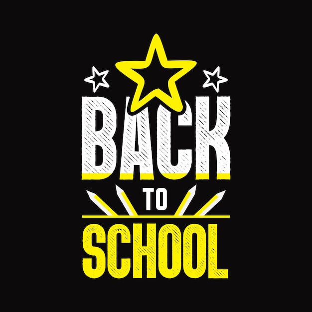 Back To School T-shirt Design