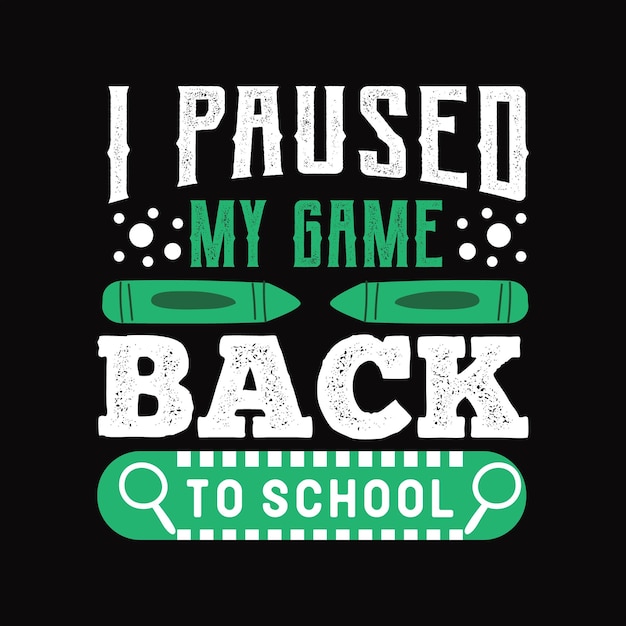 Back To School T-shirt Design