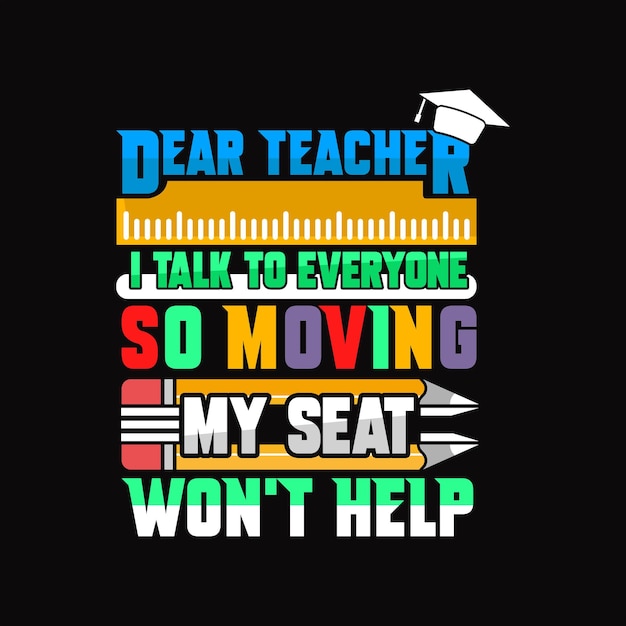 Back To School T-shirt Design