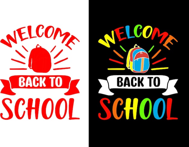 Back to school t shirt vector download