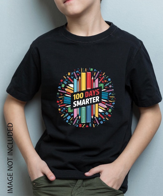 Back to School TShirt Design with Books