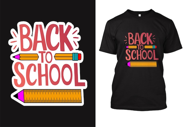 Vector back to school typography t shirt design vector print template welcome back to school tshirt desig