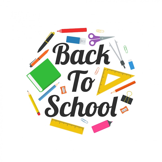 Back To School Vector Design Illustration