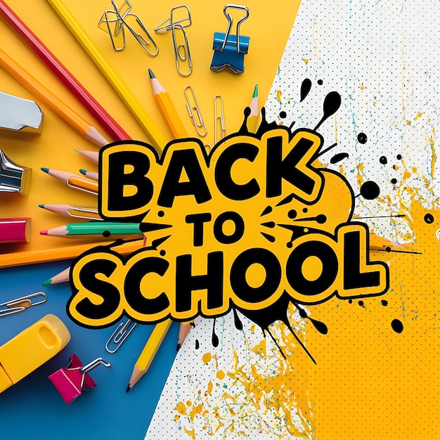 Back to School Vector Image Illustration