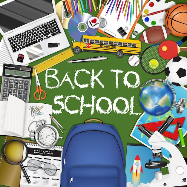 back to school with student education object tool