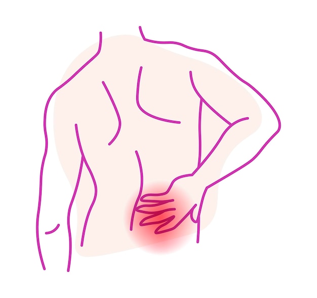 Backache prolonged pain in back health issues