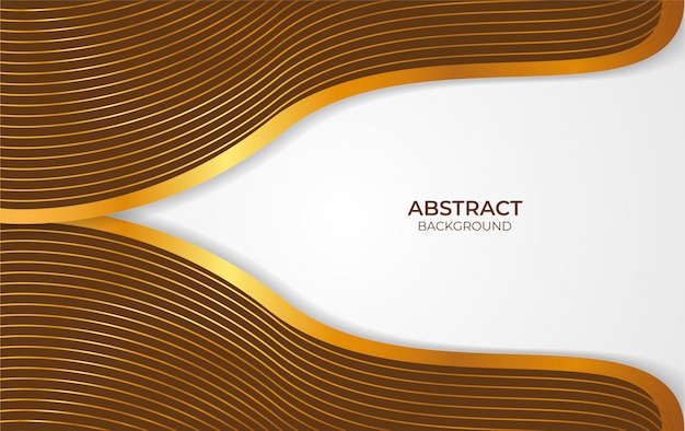 Background Abstract Brown And Gold Design