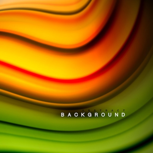 Background abstract liquid color wave