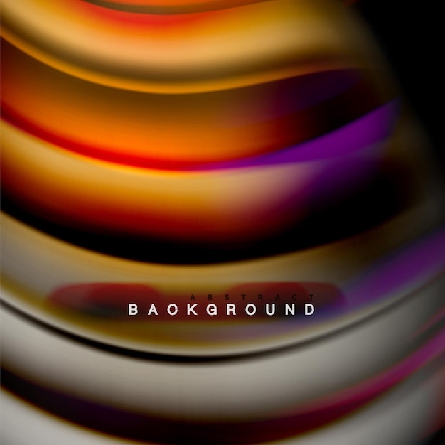 Background abstract liquid color wave