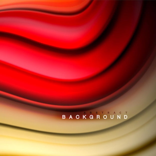 Background abstract liquid color wave