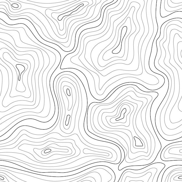 Background of arbitrary looped lines Topographic map map of the area Web design for backgrounds textures packaging banners posters A template for creative designxA