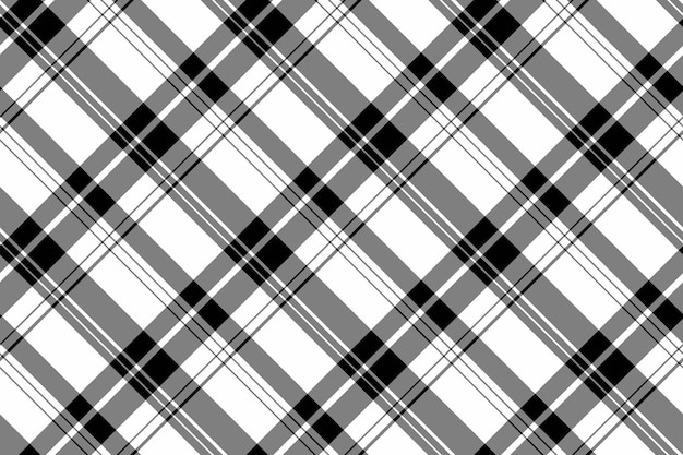 Background check texture of pattern vector tartan with a seamless fabric plaid textile in gray and white colors