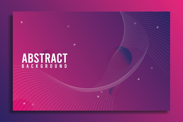 The background design template with an abstract line art style is suitable for your business promo