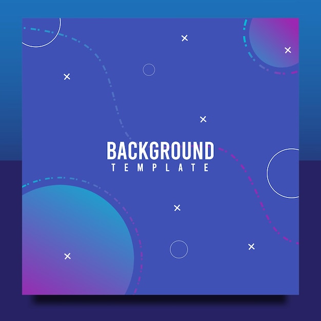 background design template with blue and purple gradient design