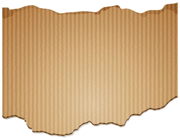 Background design with brown cardboard paper