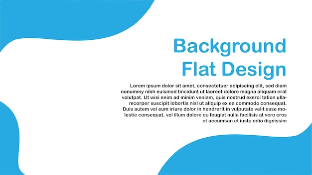 Background Flat Design Abstract