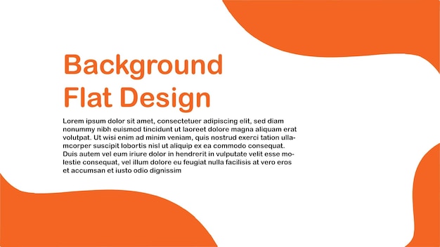 Background Flat Design Abstract