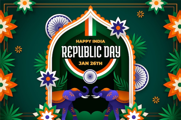 Background for india republic day celebration