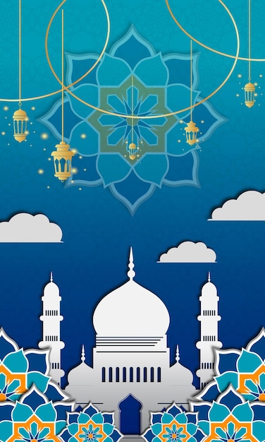 background islamic idul fitri