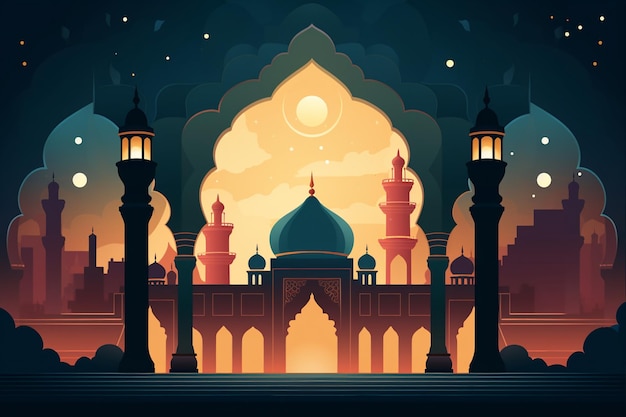 Background for Islamic Ramadan Day