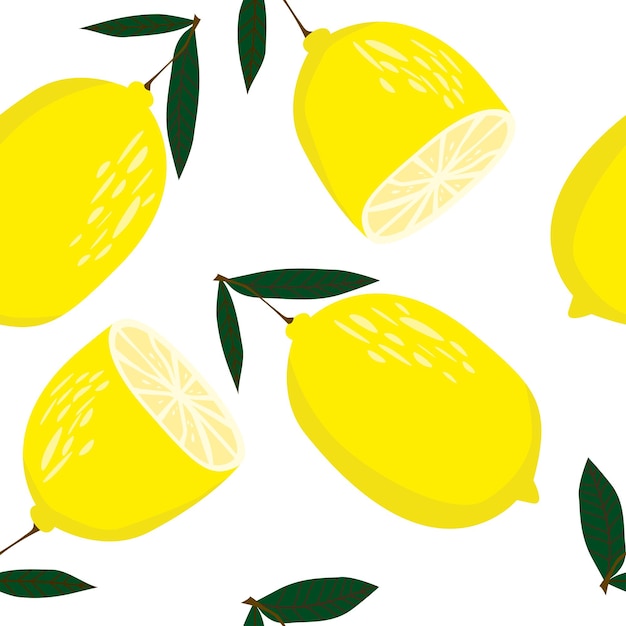 background lemons card Fresh fruit vitamins